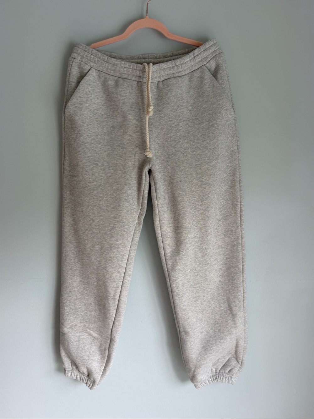 PARKE Unisex Joggers Heathered Gray L/XL